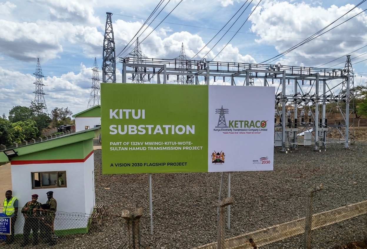 Kenya's Ruto Commissions New 132kV Kitui-Wote Transmission Line